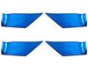 BRIGHTZ Camry Stainless Steel Inner Door Handle Set AXVH70/AXVH75 Covers, Blue, 4-Piece [INS-DHC-332]
