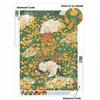 Diamond Painting Kit Cute Girl Cat In Yellow Flower Field Full Drill Canvas Art Relaxing Handmade Craft Gift for Women and Adults
