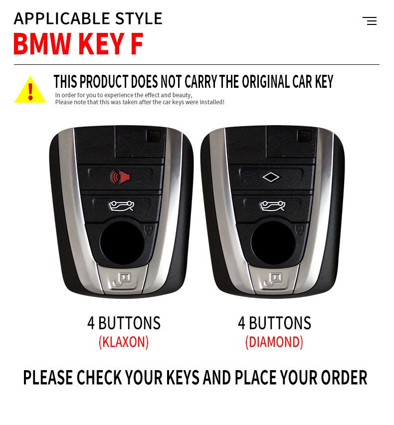 BMW I3/i8 2023 Metal Key Cover - New Energy Electric Vehicle Key Case