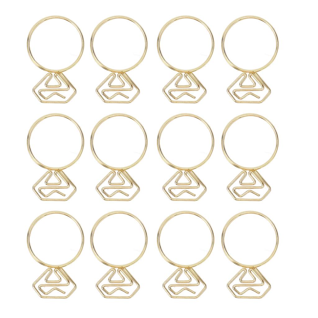 80pcs   Shape Paper Clips Rustproof Multifunction Multifunction with Clear Box for   School