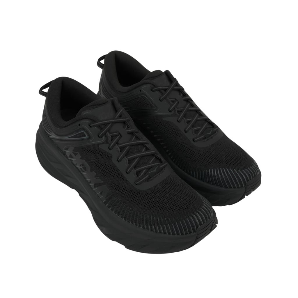 HOKA Bondi 7 Black Unisex Sneakers 1110518-BBLC
