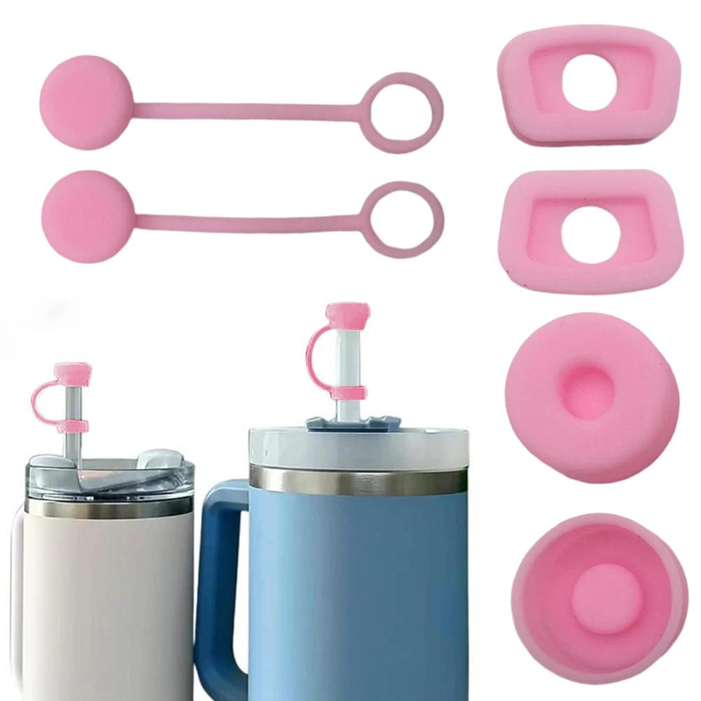 Silicone Spill Proof Stopper Compatible for Stanley Cup 1.0 2.0 40oz/30oz Tumbler Anti Leakage Stopper Water Cup Straw Cover Cap