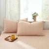 1 Pair Solid Color Plaid Printed Pillowcase Soft Cotton Throw Pillows Covers 30x50 40x60 48x74 Cushion Case for Bed Home Decor