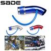 Universal Aluminum 3" 76mm Air Intake System Turbo Induction Pipe Tube Auto Air Filter Induction Flow Pipe Kit