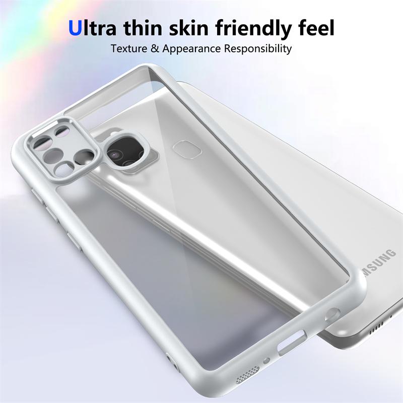 

Роскошный прозрачный чехол для Samsung Galaxy A21s A31 A51 A71 M31 M51 Мягкий бампер Защита объектива Прозрачная жесткая ПК Силиконовая задняя крышка for Samsung M51