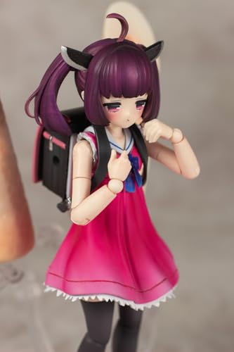 PM Office A Plafia Tohoku Kiritan Mini Figure Set, Approximately 120mm Tall, 1/12 Scale, Pre-Colored Plastic Model Kit, PP249