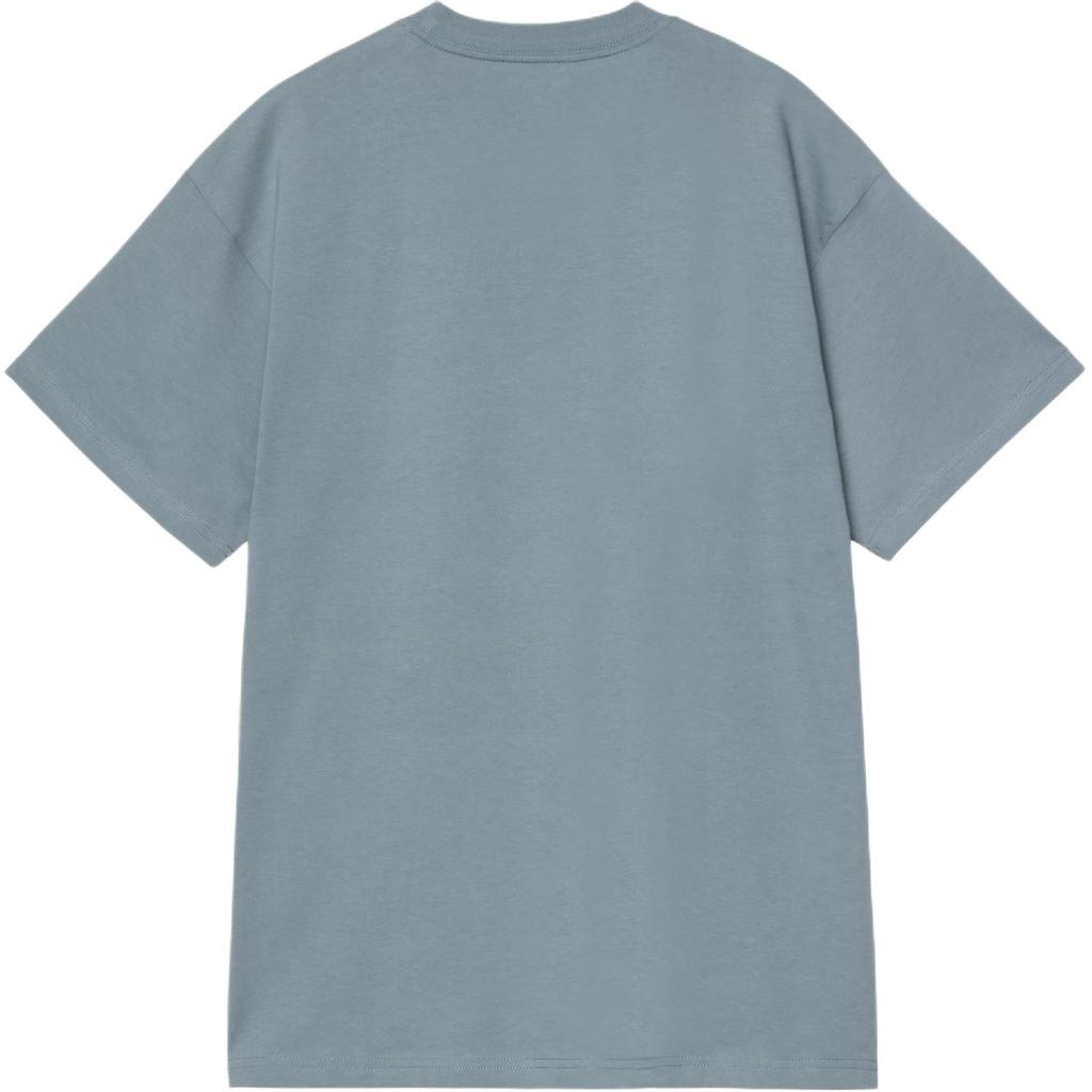 Carhartt WIP FW25 S/S Moving Letterpress T-Shirt Loose Fit Casual Graphic Print Crew Neck Short Sleeve T-Shirt Men T-Shirt I035998-3GG-XX