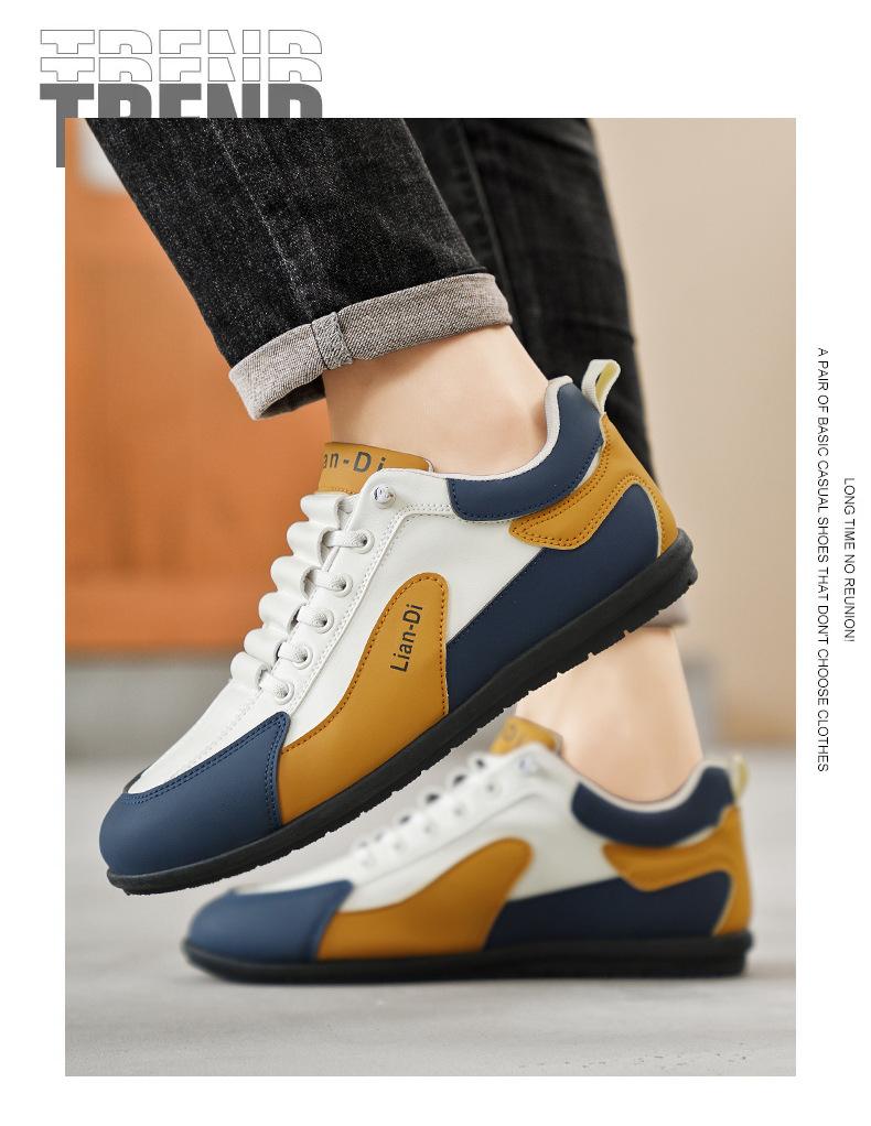 Spring 2026 Men's Versatile Low-Top Casual Leather Loafers - Youth Fashion Sports Trend