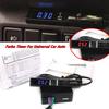 Universal Auto 12V Car Electronic Digital Turbo Timer Red / Blue LED Digital Display For Turbo & NA Black Pen Control