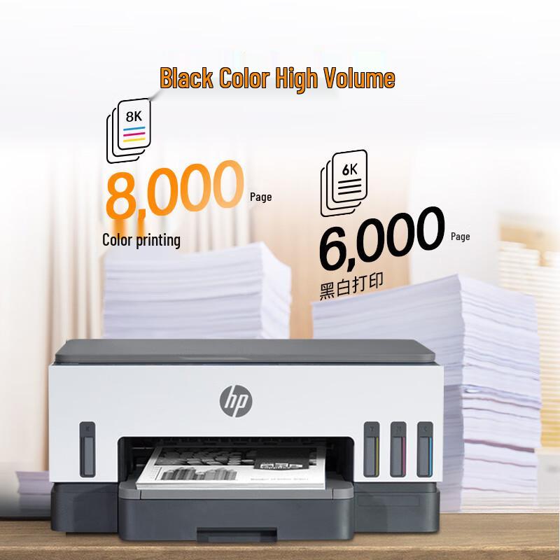 HP Smart Tank 728 Wireless All-in-One Color Printer CN plug (adapter included)