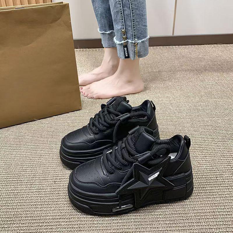 Pantofi noi cu platformă înaltă cu cap mare pentru femei, pantofi sport casual populari