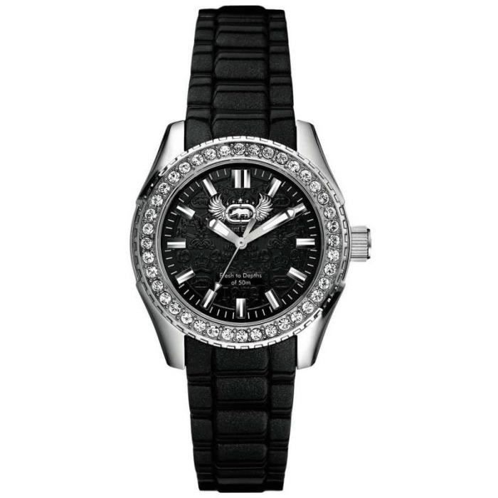 Montre femme - Marc Ecko - THE GRANDEE MID E11599M1 - Quartz - Analogique - Noir, Argent