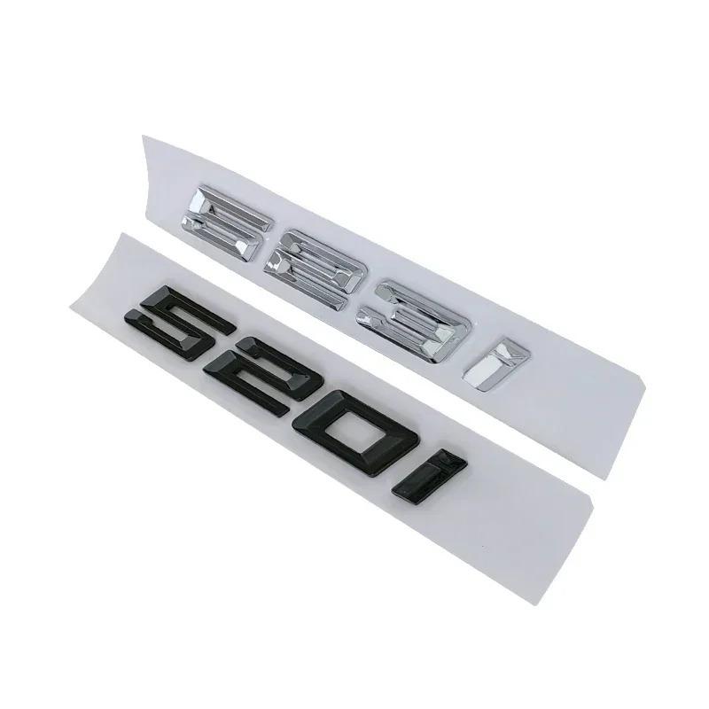 Shiny Gloss Black Emblems For BMW 420i 428i 430i 435i 520i 523i 525i 528i 530i 535i 540i Logo E60 G30 E39 Fender F10 Accessory AJ4