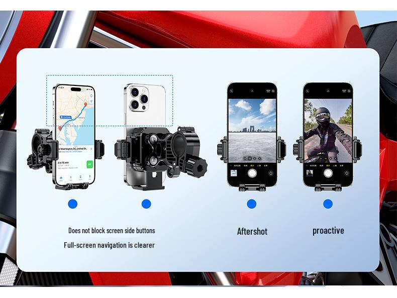 Shockproof & Vibration-proof Phone Holder for Bikes, Electric Scooters, & Motorcycles