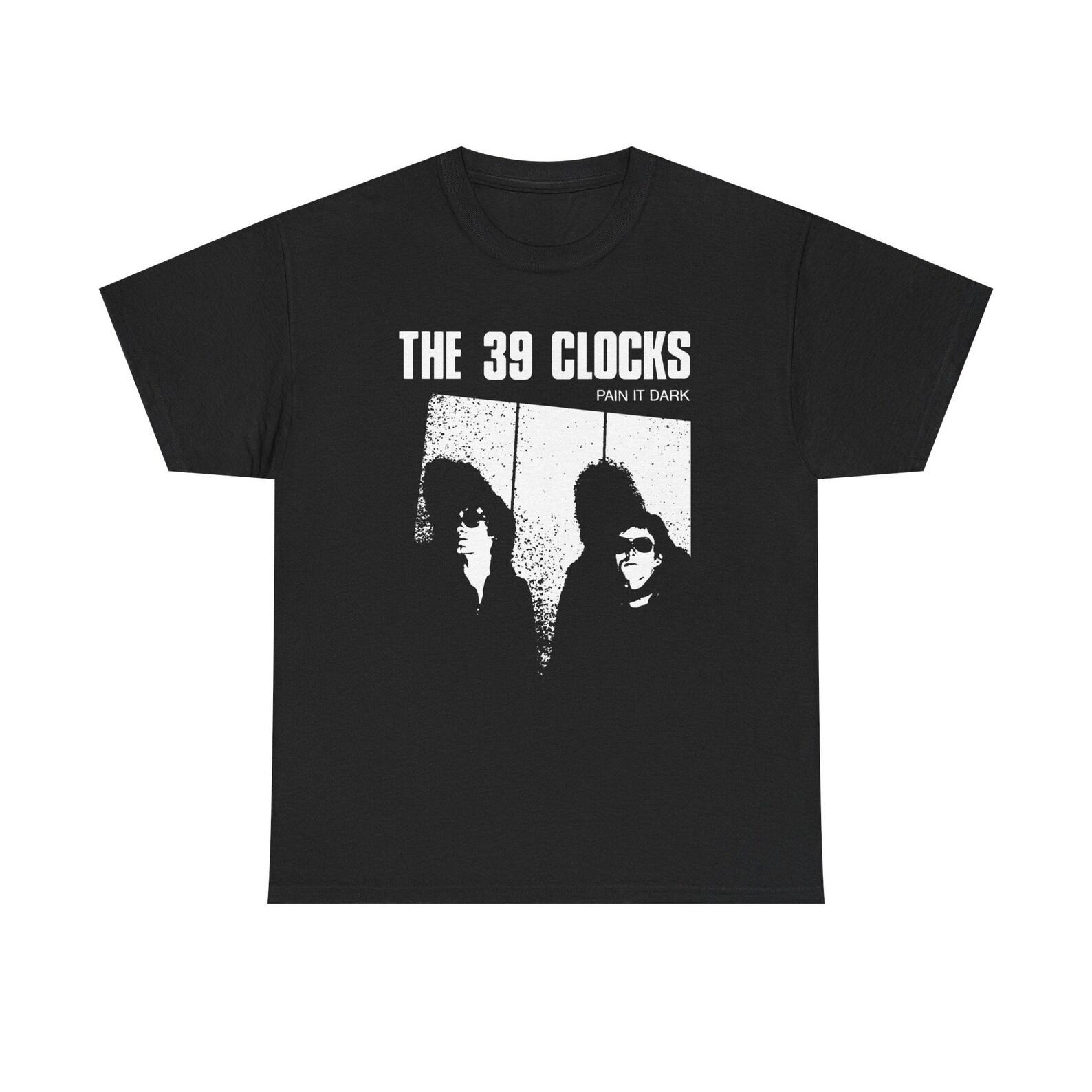 The 39 Clocks Shirt, Neo Psychedelic Band Tee, Vintage Post Punk Shirt, 80s Underground Rock T Shirt, German Psychedelic Music Tee 140