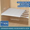 Retractable Wardrobe Shelf Divider and Organizer