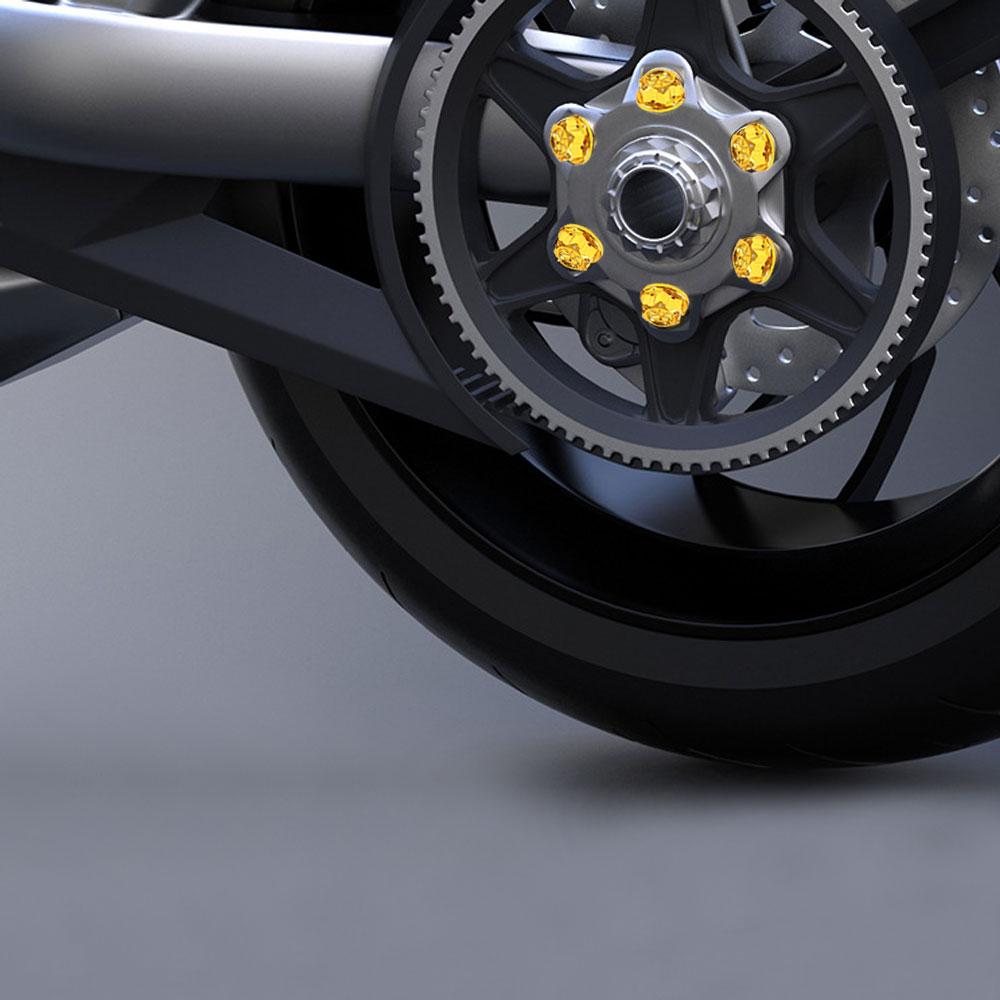 1 Set Motorcykel Skruvkapselskydd Huvud Kropp Dekorativ Motor Mutter Bult Kapsel Universal Bil Motorcykel Cykel Dekoration Tillbehör
