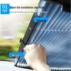 Retractable Car Sunshade Curtain - Windshield Sun Protection Cover