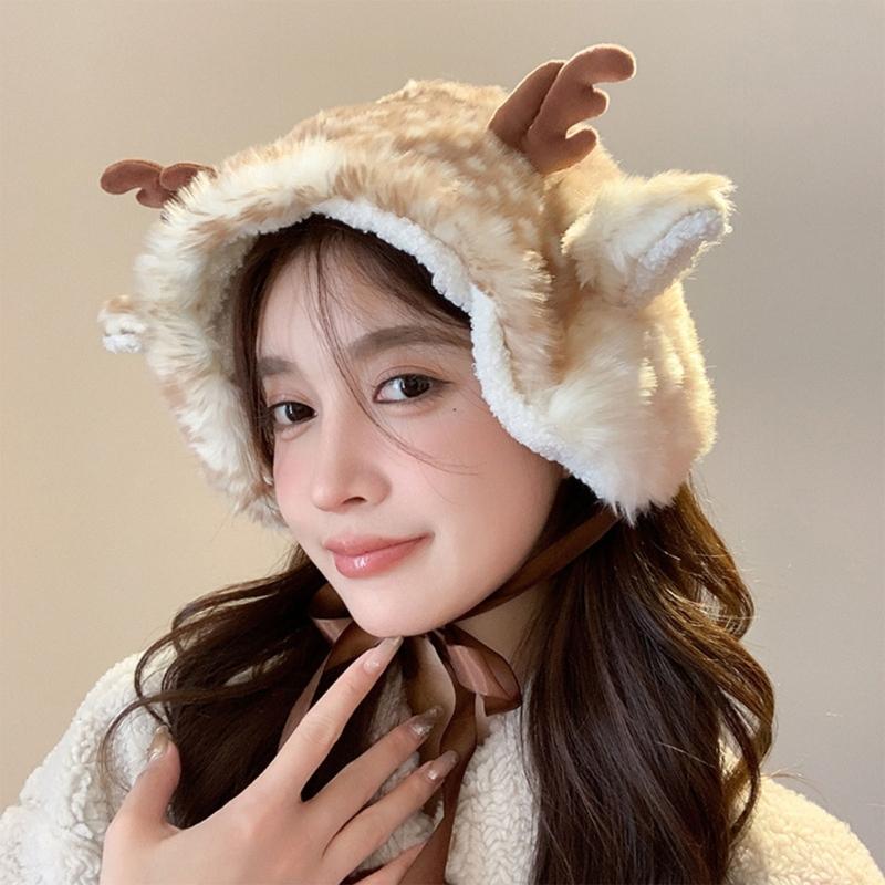 Furry Puppy Headbands Winter Ear Warmers Ear Bands Covers for Cold Weather Cartoon Headband Head Wrap Cute Puppy Ear