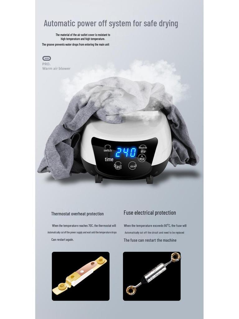 Household Multifunctional Dryer: Clothes, Shoe, and Heater Fan Unit