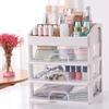 1Pcs Plastic Display Rack Desktop Storage Case Organize Shelves Jewelry Box Cosmetics Storage Box
