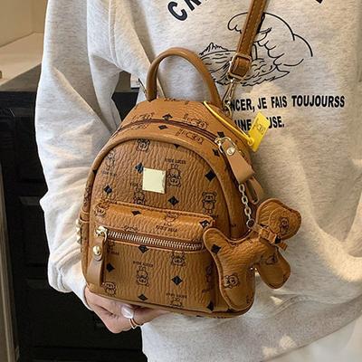 Fashionable Backpack for Women 2024 New Fashionable Summer Popular Large Capacity Girls College Student Handbag