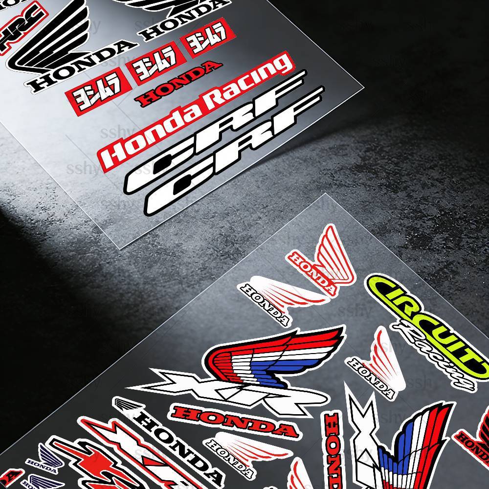 For HONDA Reflective Motorcycle Stickers, 3M Safety Warning At Night In the Dark Scooter Helmets