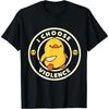 I Choose Violence T Shirt Funny Duck Humor Slogan Streetwear Oversized Casual 100% Cotton O-neck EU Size T-shirts
