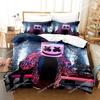 3D Print DJ Marshmello Bedding Set Single Twin Full Queen King Size Hip Hop Bed Set Aldult Kid Bedroom Duvetcover Sets