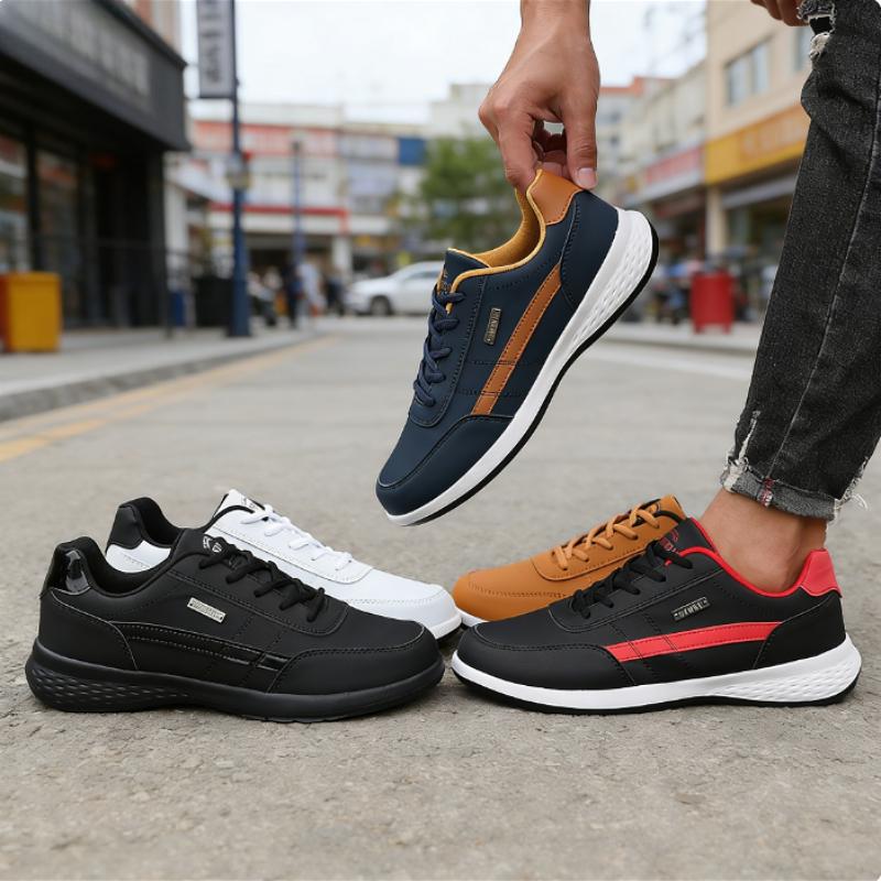 Shoes For Lace Up Footwear Vulcanized Men Casual Sneaker Fashionable Lightweight Anti Slip Comfortable Man Shoe Tennis Masculino