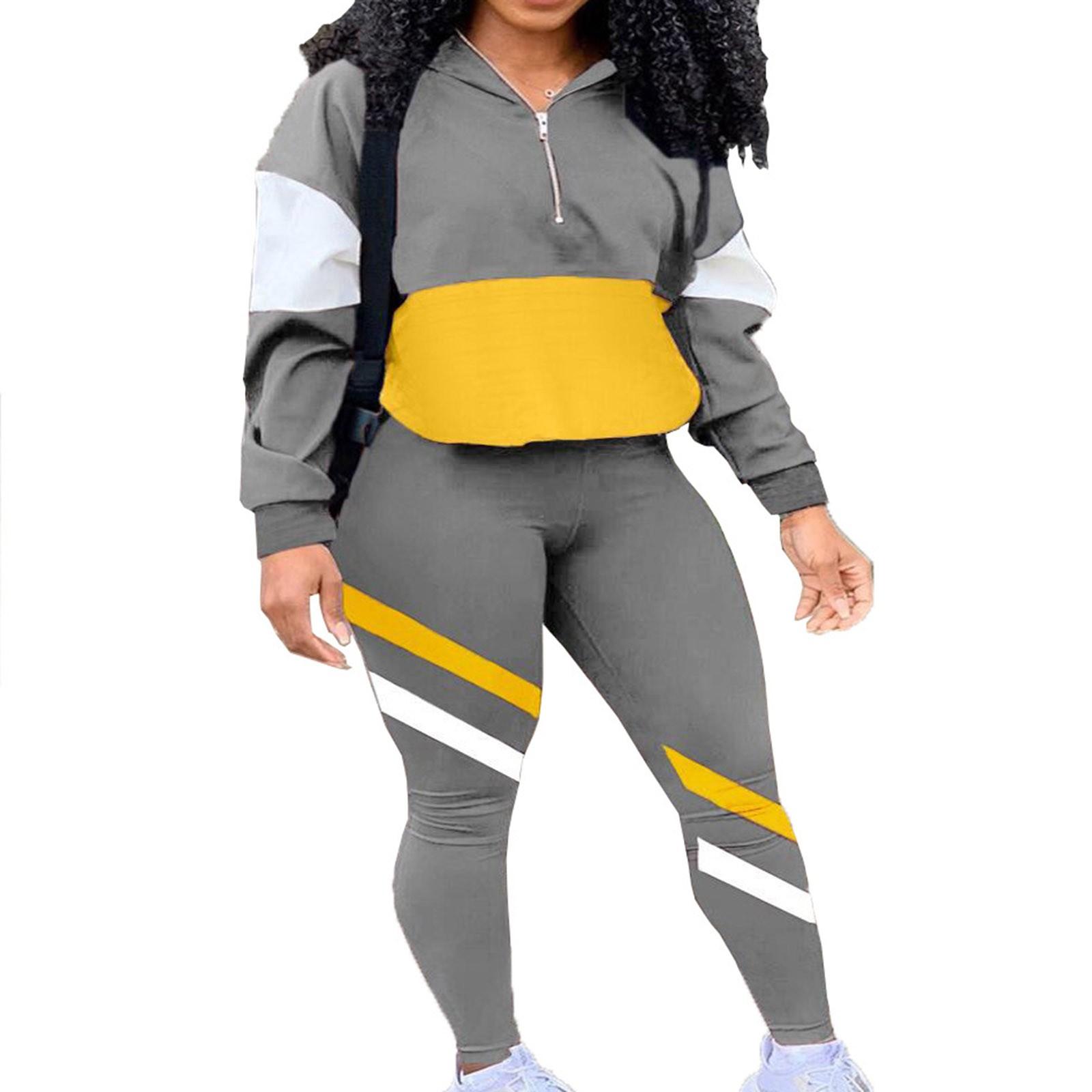 

Women s 2 Piece Set Outfits Spring Casual Long Sleeved Shirt,Long Pants L