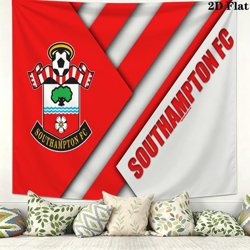 Southampton fc Logo Wall Tapestry Aesthetic Wall Hanging Printed Fabric Blanket Decorative Tapestries for Bedroom Living Room Home Decor