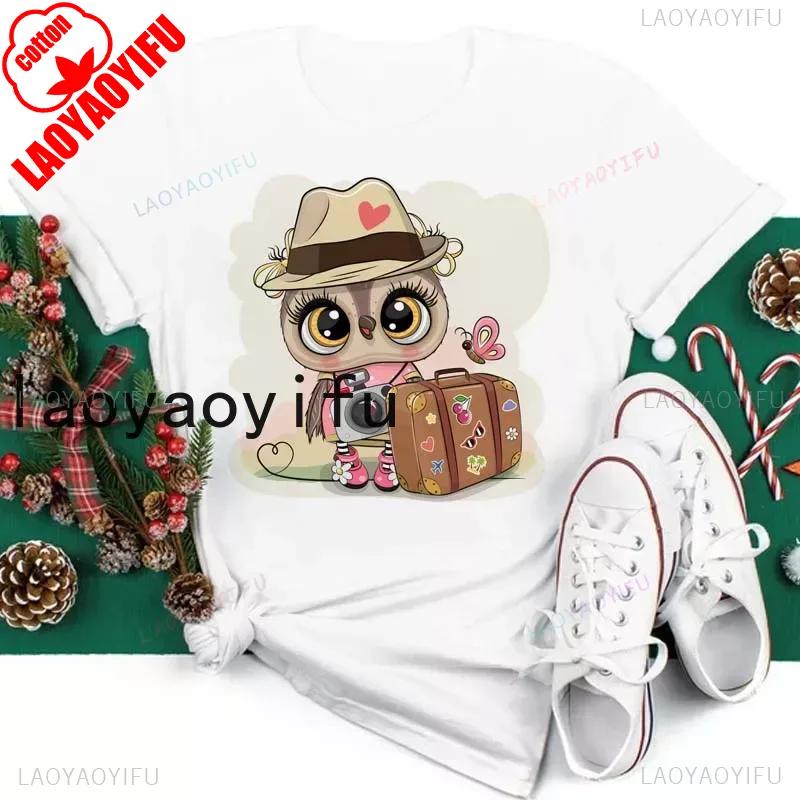 New Year Merry Christmas Women T Shirt Maycaur Christmas Gift Unisex Clothes Kawaii Sika Deer Graphic Shirt Scarf Penguin Tops
