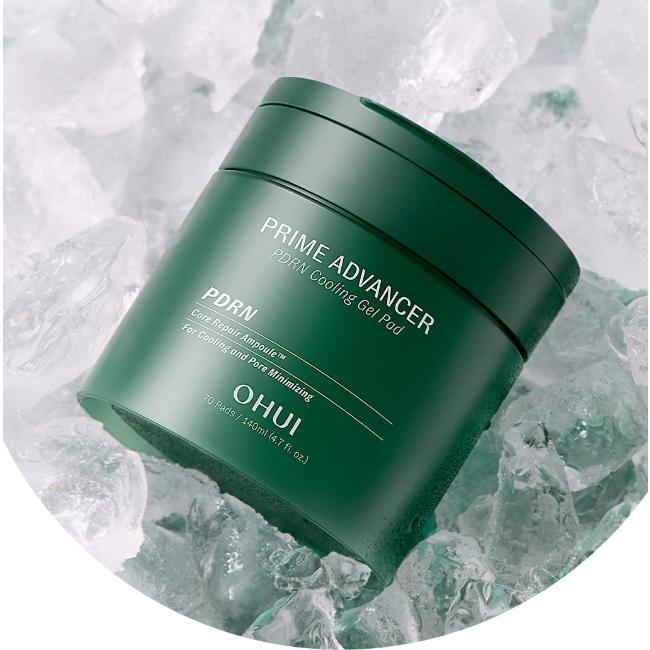 Ohui Prime Advancer PDRN Cooling Gel Pad (140ml / 70 Pads) (3 Options)
