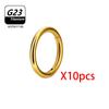 1/10 /50Pcs G23 Titanium Nose Ring Hoop Earring For Women Piercing Jewelry Lip Ear Ring Hoop Mixed Color Body Clips Hing