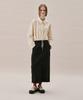 Awi Cuff Maxi Skirt_Black