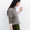 ATELIER NAIN (T-7330)Multi Stripe Standard Slimtee