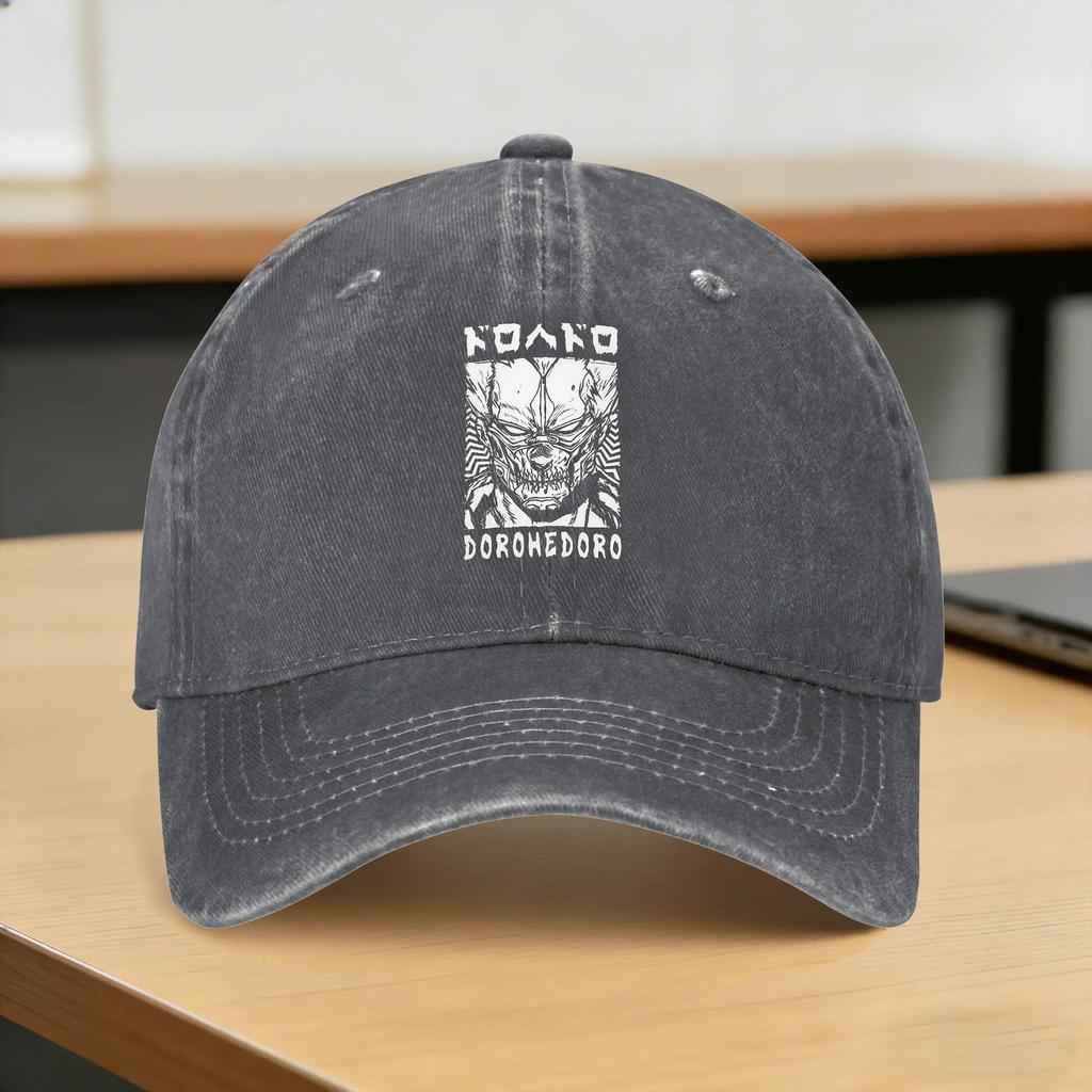 Dorohedoro Unisexga Anime Sun Baseball Cap  Couple Women Design Trucker Hat Spring Fashion Hunting Camping Adjustable Snapback Cap