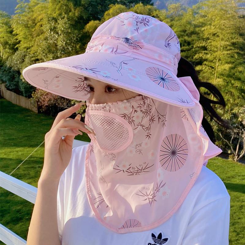 Sun Protection Womens Sun Hat With Large Brim For Outdoor Gardening And Cycling In Summer