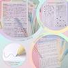 12 Pack gradient color 0.5mm fine head smooth writing gel pen student office hand account notes general pen