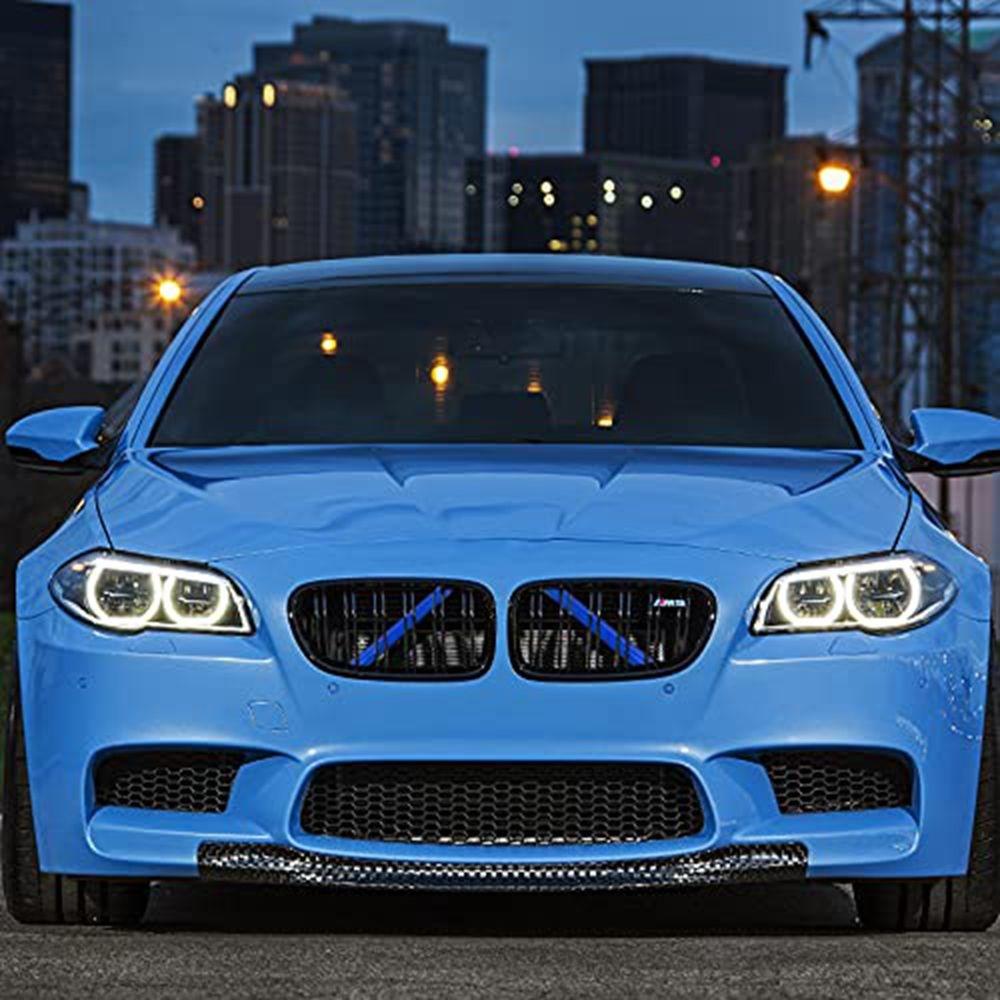 Banda Decorativă pentru Grila Frontală a Mașinii Pentru BMW F10 F02 M-Performance Benzi Decorative pentru Grilă Pentru BMW Seria 5 2010-2017 Stilizare Molding Roșu