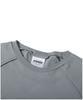ATTENTIONROW 22Ss07At031 Shoulder Piping Regular Oversized Short Sleeve (Gray)