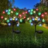 20 Leds Solar Cherry Blossom Lotus Lights Garden Light Outdoor Lawn Lights Patio Decoration Garden Aisle Ambient Landscape Light