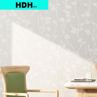 3D Embossed Branches and Leaves Self-adhesive Wallpaper Waterproof Durable Pastoral Style Peel & Stick Contact Paper for Walls
