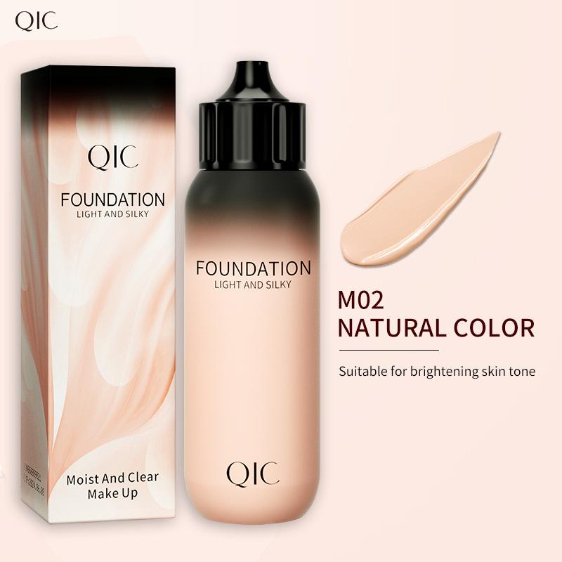 

QIC Small Bottle Concealer Foundation, увлажняющий, прозрачный, водостойкий, естественно осветляющий, приятный для кожи BB-крем 02