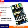 Dual-Channel 24V/4A & 5V/1A AC/DC Switching Power Supply Module