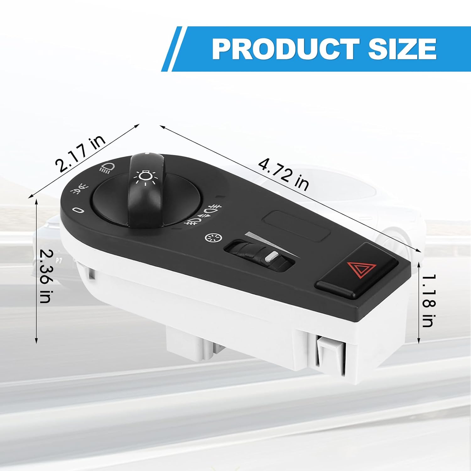 Acouto 20942844 Car Headlight Head Light Lamp Control Switch for FH12 FM VNL