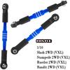 RC Turnbuckles Camber Links Upgrades Part for 1/10 Slash/Stampede/Rustler/Bandit 2WD VXL,Aluminum Turnbuckles Camber Links Hops Up,Navy Blue