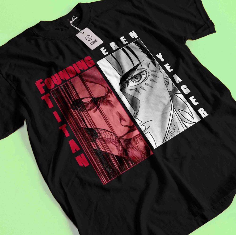 

Футболка Атака Титанов Эрен Микаса Футболка Леви Футболка AOT Эрвин Ханге Армин Футболка 2XL