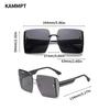 New Square Frameless Retro Sunglasses for Women Fashion Vintage Glasses Men Luxury Trend Brand Designer Shades Eyewear